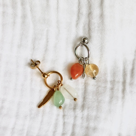 Boucles d'oreilles Louna (à composer)