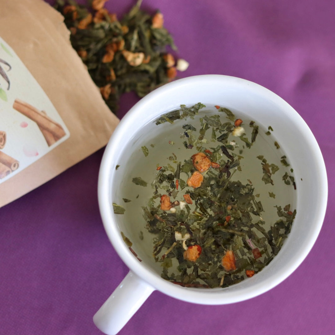 Thé Abondance Gourmande (Cannelle Vanille) + Spell Jar