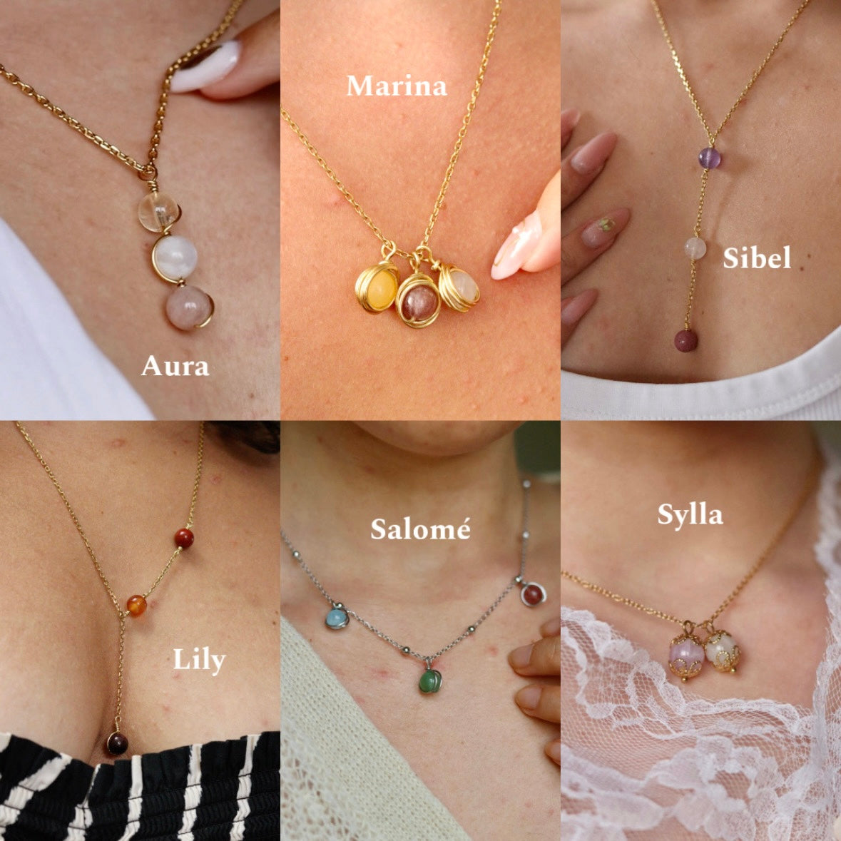 Collier chemin spirituel (au choix)