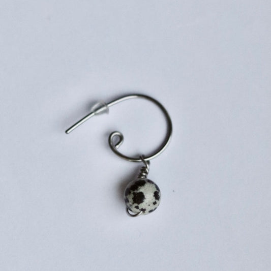 Small Perla hoop earrings