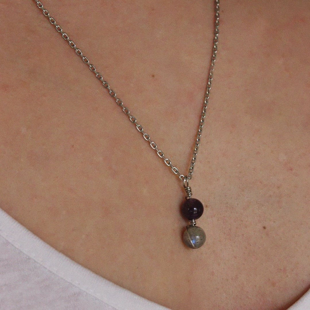 Collier Aura – Pierres au choix