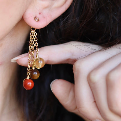 Small Perla hoop earrings