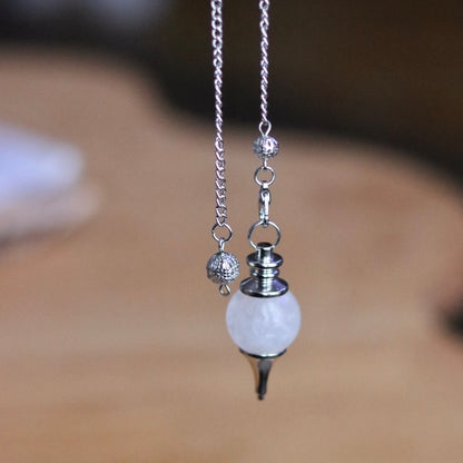 Pendule cristal de roche