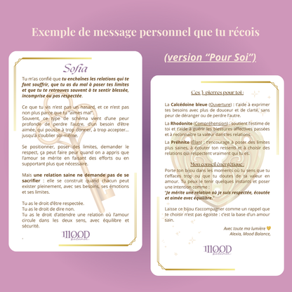 Bijou Sentimental (collier ou bracelet)