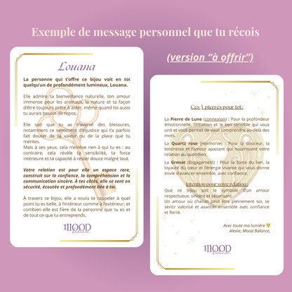 Bijou Sentimental (collier ou bracelet)