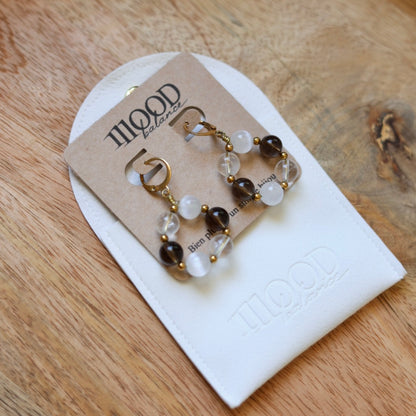 Boucles d’oreilles Oria – Pierres au choix