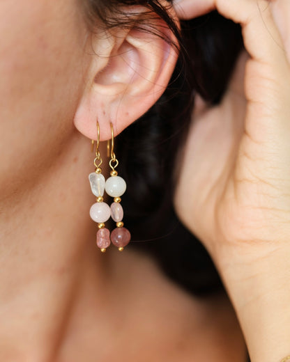 Boucles d’oreilles « Cœur retrouvé »