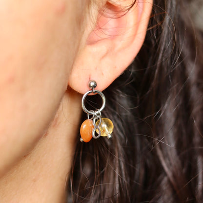 Boucles d'oreilles Louna (à composer)