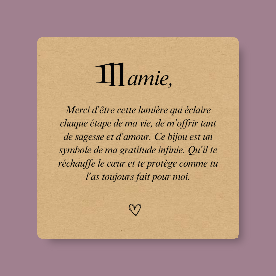 Carte cadeau "Mamie"