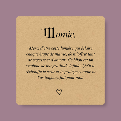 Carte cadeau "Mamie"