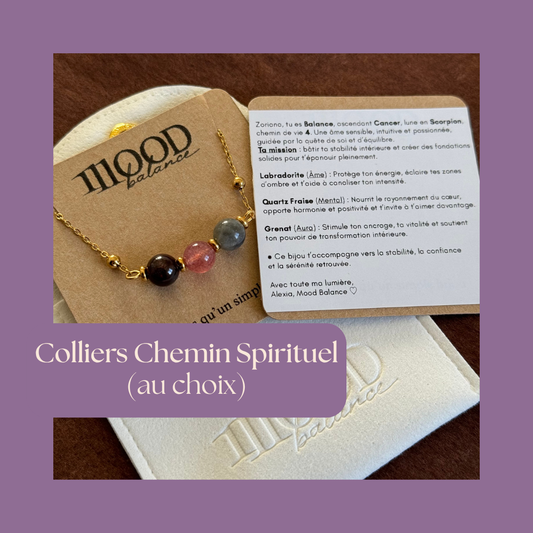 Collier chemin spirituel (au choix)
