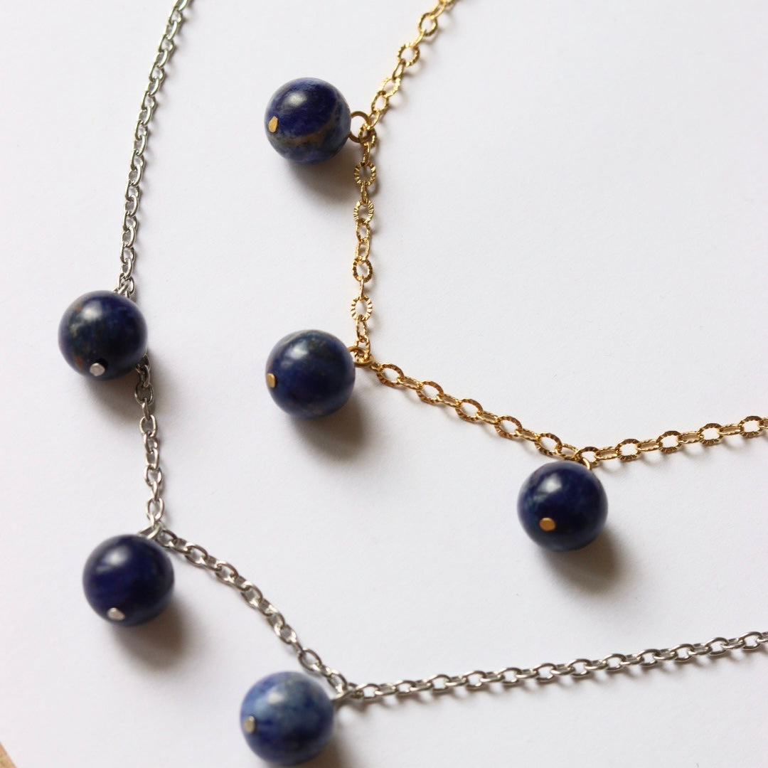 Girocollo in sodalite