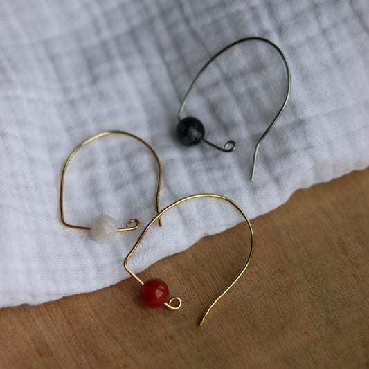 Boucles d’oreilles Lunaria