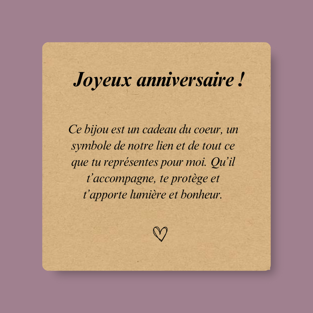 Carte cadeau "Joyeux Anniversaire"