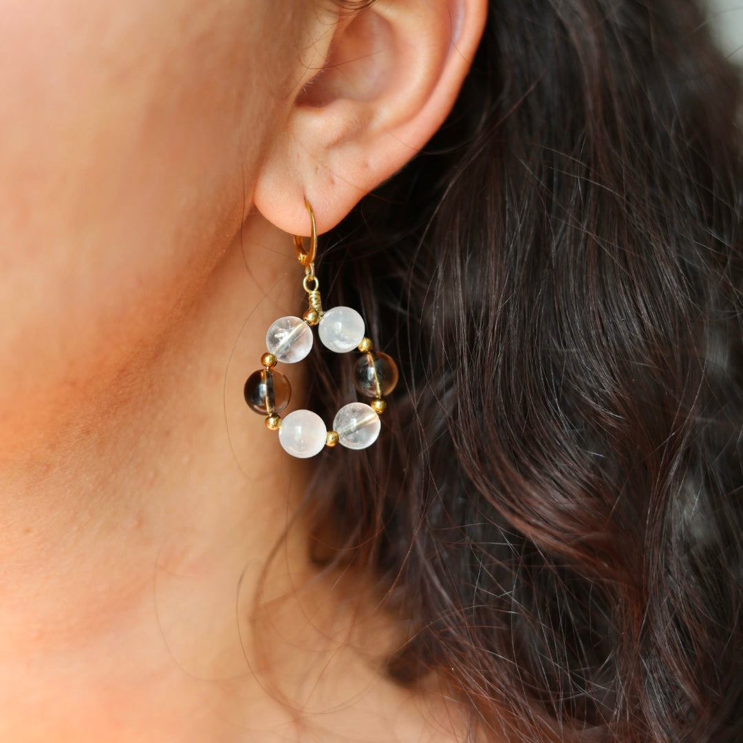 Boucles d’oreilles Oria – Pierres au choix
