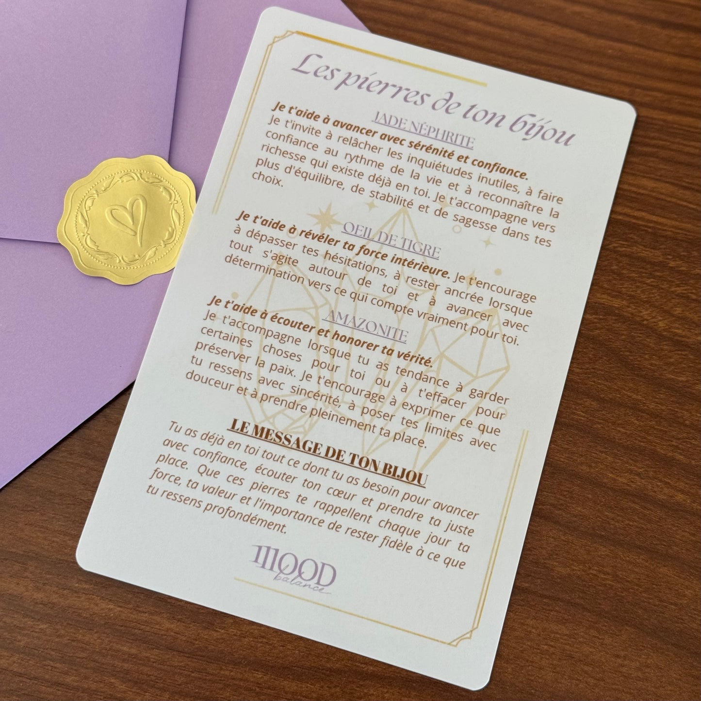 Le détail de tes pierres