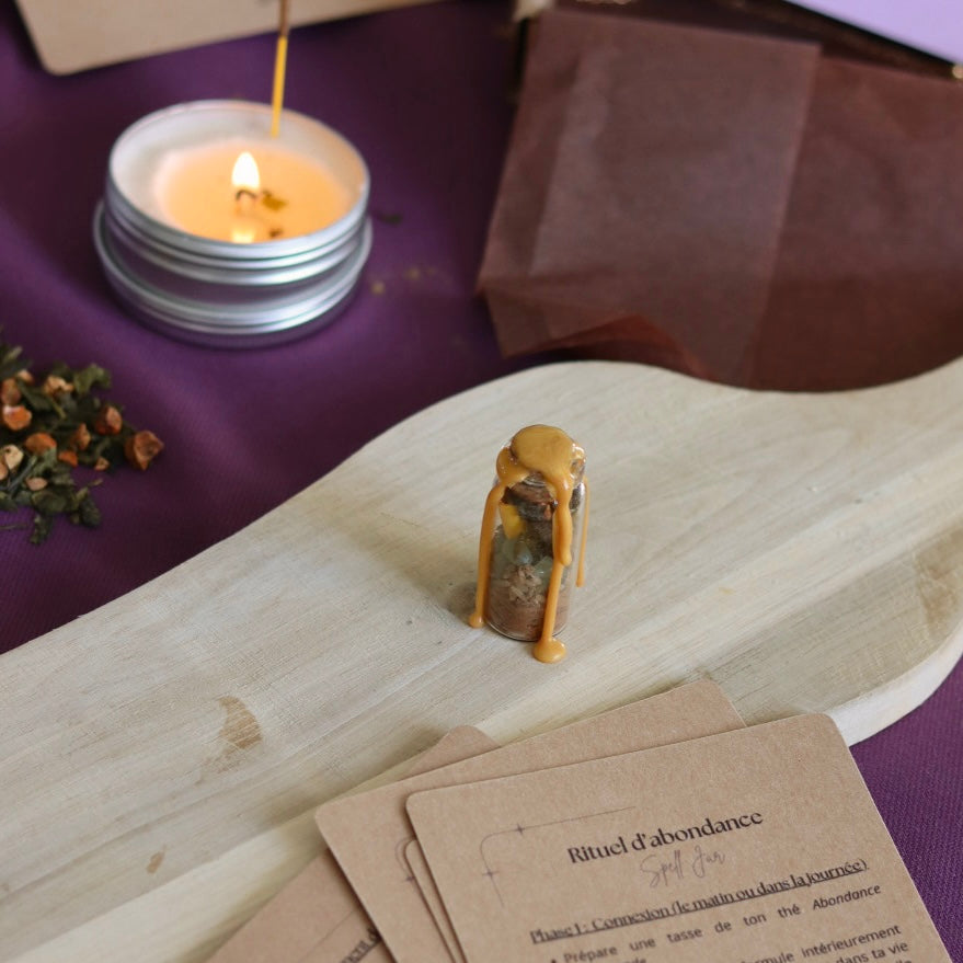 Thé Abondance Gourmande (Cannelle Vanille) + Spell Jar